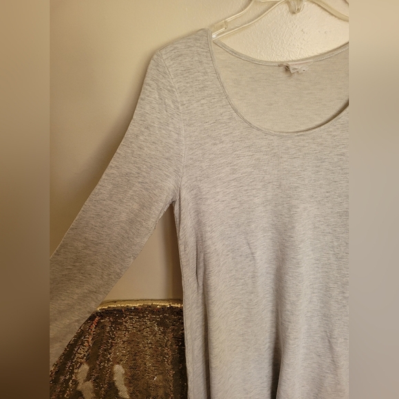 Ingrid & Isabel Heather Gray Long Sleeve Dress Size Small - Picture 3 of 9